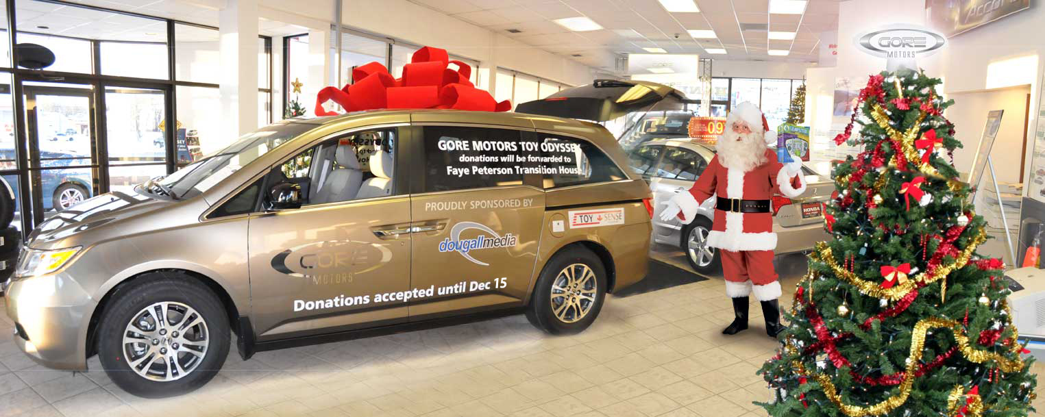 The 20th Annual Gore Motors Toy Odyssey has begun! Gore Motors Honda