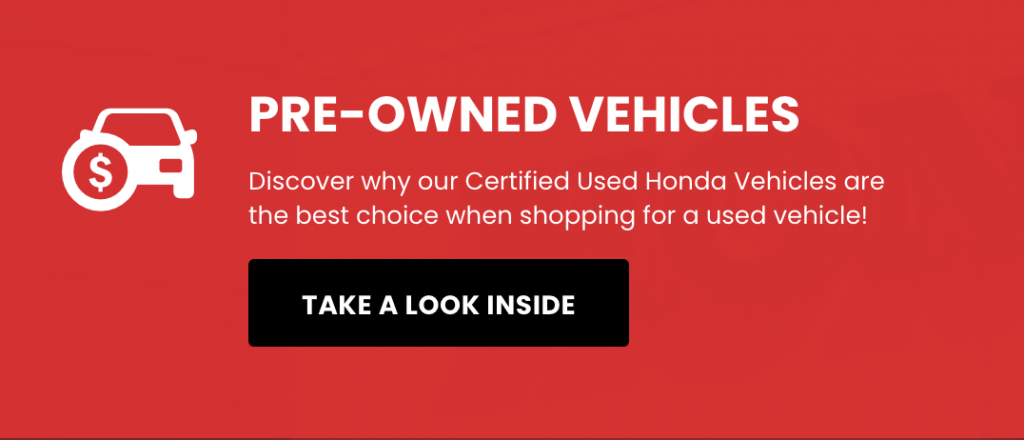 Used Honda Vehicles