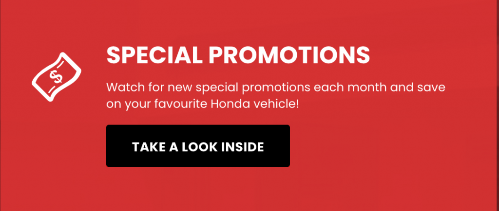 Honda promotions